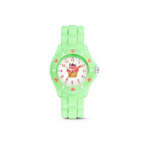Kids Watch With Green Cupcake