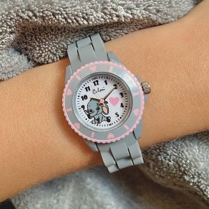 Kids Watch With Baby Elephant