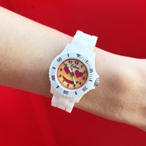 Kids Watch With Emoji Hearts