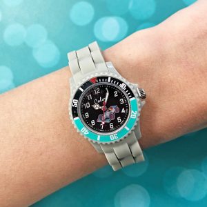 Kids Watch With Grey Race Car