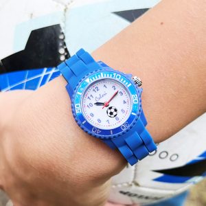Kids Watch With Soccer Ball
