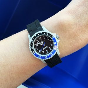 Kids Watch With Numbers Black