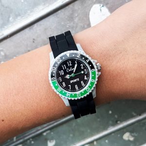 Kids Watch With Numbers Green