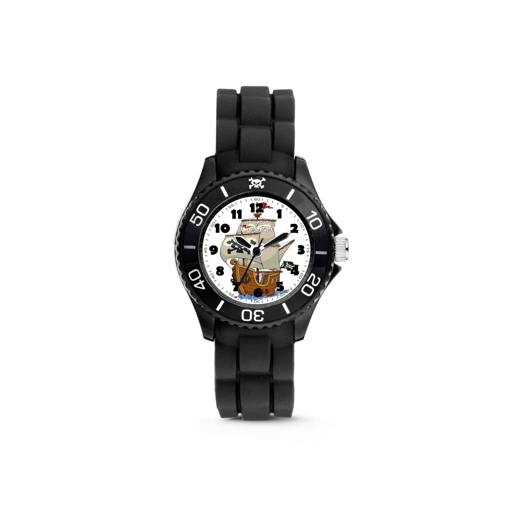 Kids Watch With Pirate Ship